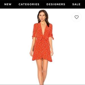 Faithfull The Brand Red Midi Dress 
Size Medium.
Brand new + tags attached.